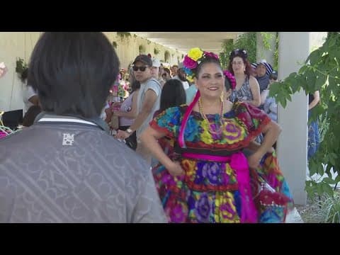 Hundreds visit Houston Botanic Gardens for Monarchs and Marigolds event ahead of Dia de los Muertos