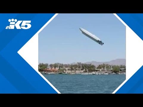 Speedboat flips trying to set speed record