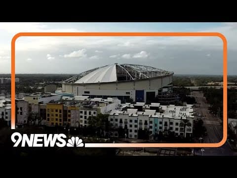 Tampa Bay Rays' Tropicana Field Has Roof Blown Off in Hurricane Milton