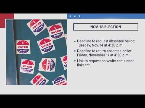 Early voting ends, voters can request absentee ballot