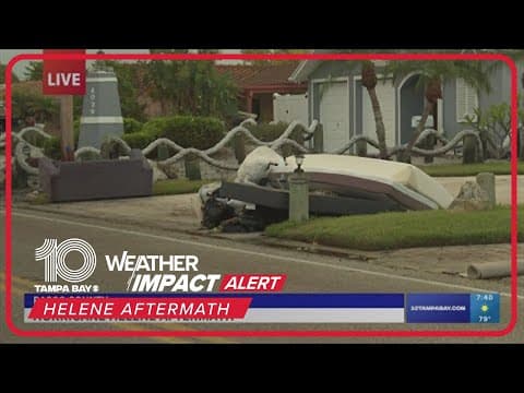 Hurricane Helene aftermath in Pasco County