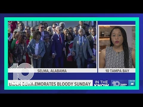 Biden commemorates heroes of 'Bloody Sunday' in Alabama