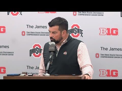 Ryan Day holds press conference ahead of Ohio State-Maryland game