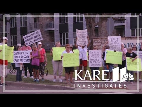 KARE 11 Investigates: Low-income seniors rally against rent hikes