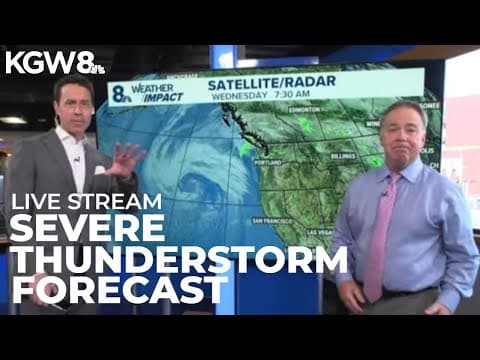 LIVE: Severe afternoon thunderstorm potential in Portland