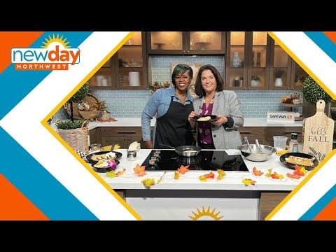 Making banana and walnut crepes with Lizzie Lou's - New Day NW