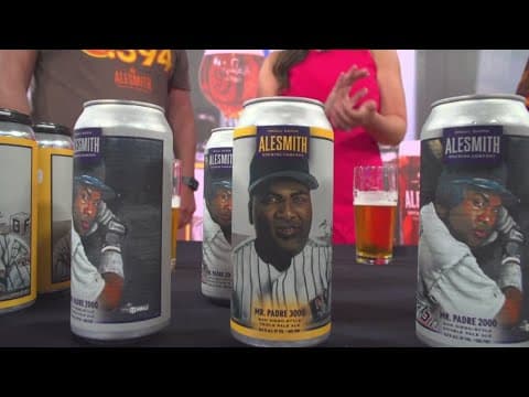 AleSmith Brewing. Ground Floor Murals celebrate Tony Gwynn Day on August 3