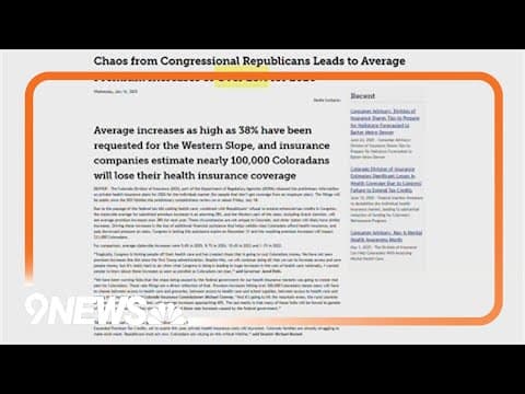 Colorado health insurance premiums could jump by 28% next year