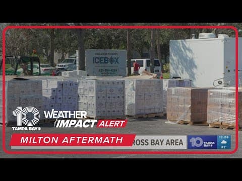 Distribution sites open across Tampa Bay area after Milton