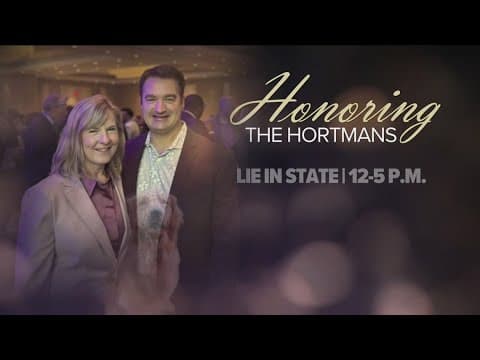 WATCH LIVE: Hortmans lie in state