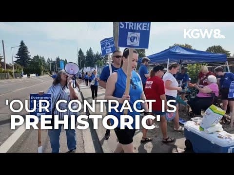 Evergreen Public Schools delays first day of school as classified staff strike over pay and safety