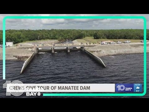 Crews give tour of Lake Manatee Dam following flood concerns
