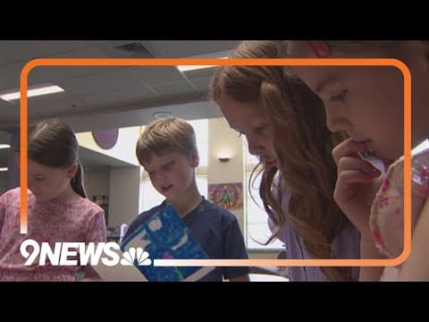 Colorado second graders help kids impacted by Los Angeles wildfires