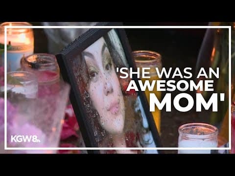 Vigil held for 28-year-old mother shot, killed near Reed College