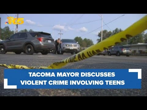 Tacoma Mayor Victoria Woodards discusses violent crime involving teens