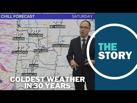 Temperatures drop quickly as Arctic air reaches the Portland area