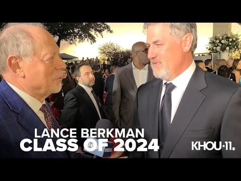 Interview with Lance Berkman on the red carpet at the 2024 Houston Sports Awards