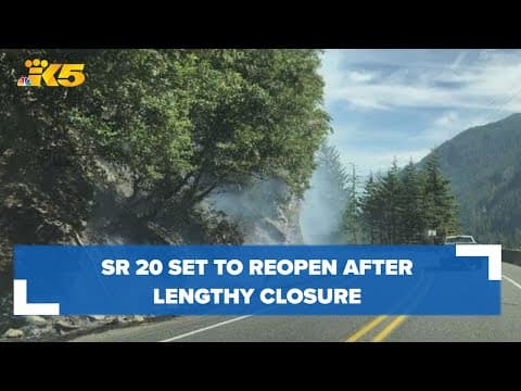 SR 20 to reopen across North Cascades as crews battle wildfires