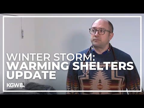 Multnomah County health officer gives update on warming shelters amid winter storm