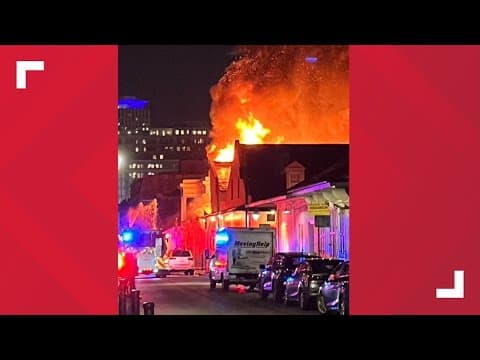 NOFD fights French Quarter fire