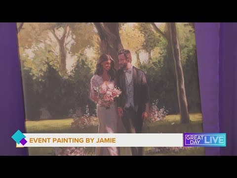 Live Wedding Painter captures your special day