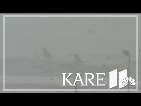 Messy road conditions as spring snowstorm arrives in Minnesota