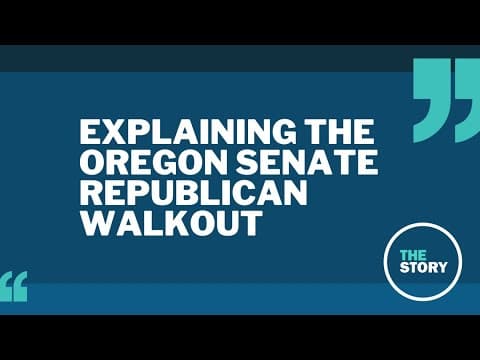 Answering your questions about the Oregon Senate Republican walkout