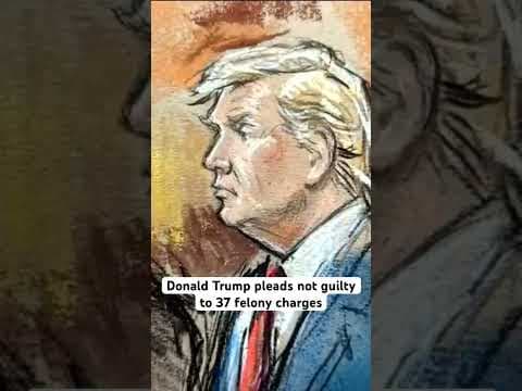 Trump pleads not guilty to all 37 felony charges that he illegally hoarded classified documents