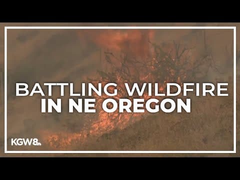 Larch Creek fire burning in Wasco County believed to be 'human caused,' fire officials say