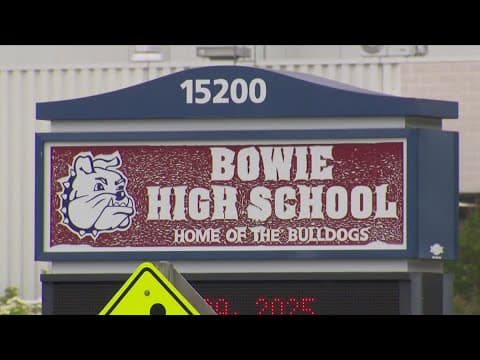 Student stabbed by man outside Bowie High School