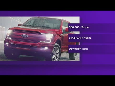 Ford announces recall of 55,000 F-150s