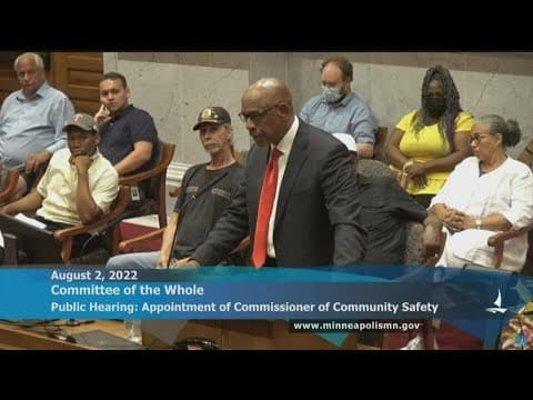 Public weighs in on Mayor Frey's pick for Minneapolis' first community safety commissioner