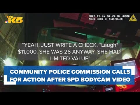 Community Police Commission calls for action after SPD bodycam video