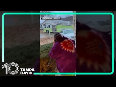 Fire truck spins out, crashes into car on icy Missouri road in heart-pounding video