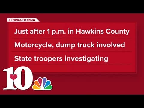 THP: One dead, two injured in Hawkins County motorcycle crash