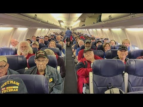 Honor Flight Columbus makes its arrival in Washington D.C.