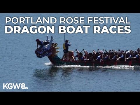 More than 60 teams compete in Portland Rose Festival dragon boat races