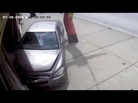 VIDEO: Woman test driving car crashes into Indiana restaurant