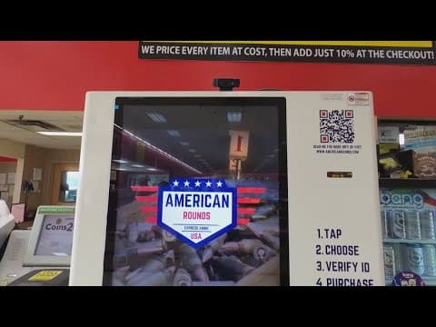 Milk, eggs and now bullets for sale in handful of US grocery stores with ammo vending machines