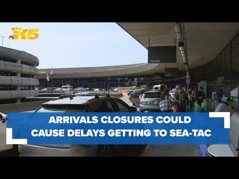 Prepare for delays at Sea-Tac Airport as accessibility project construction continues