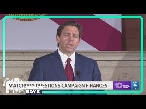 Watchdog group files FEC complaint against DeSantis, claims he's breaking campaign finance laws