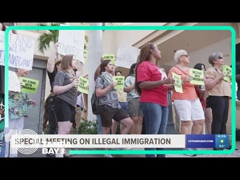 Sarasota community shows support for immigrants as commissioner holds special meeting