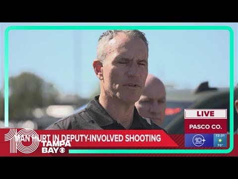 Sheriff: Man charges at deputies with knife, says 'thank you' after getting shot