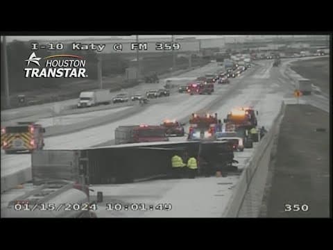 KHOU 11 team coverage: Tracking road conditions, weather as Arctic blast hits Houston area