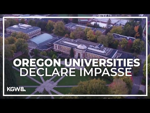 Staff at Oregon universities declare impasse