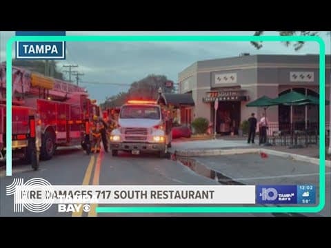 Fire damages popular restaurant 717 South
