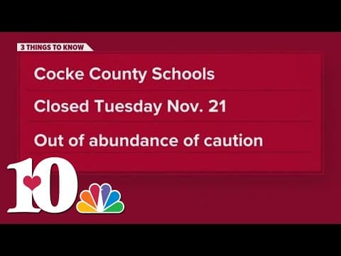 Cocke County Schools closed Tuesday 'out of an abundance of caution' due to fire threat