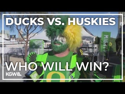 Oregon Ducks fans pumped up for Pac-12 Championship Game