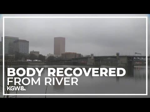 Deputies recover body from Willamette River in Portland