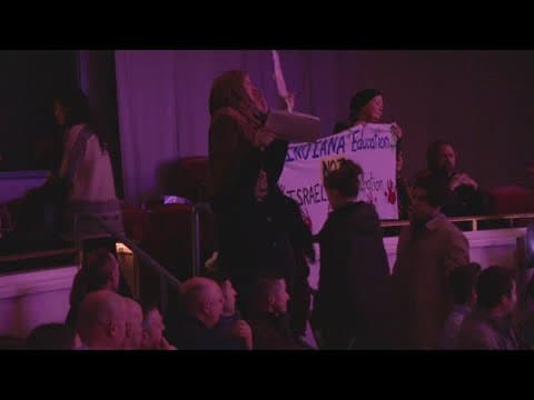 Protesters interrupt Carmel swearing-in ceremony